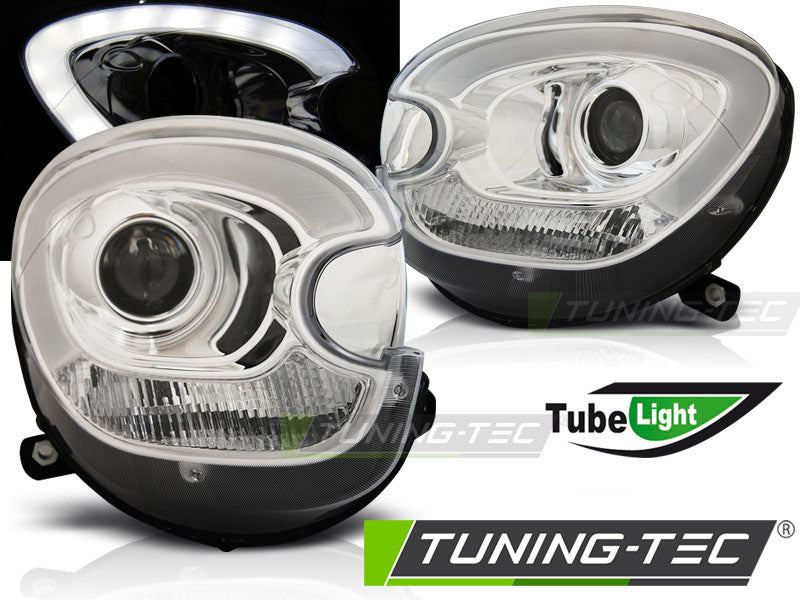Tuning-Tec LED Tagfahrlicht Scheinwerfer für Mini Countryman R60/R61 10-14 chrom