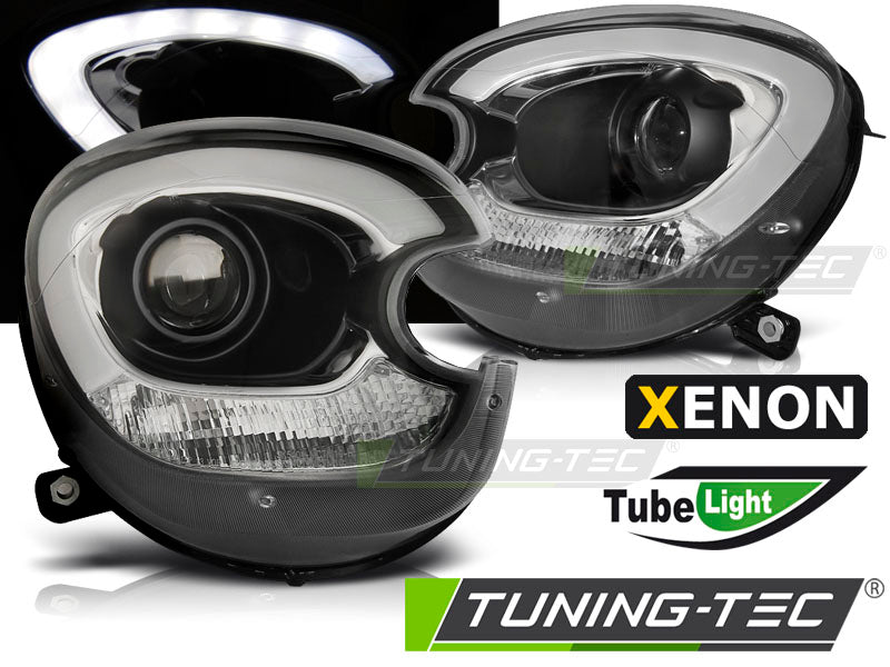 Tuning-Tec Xenon LED Tagfahrlicht Scheinwerfer für Mini Countryman R60/R61 10-14 schwarz