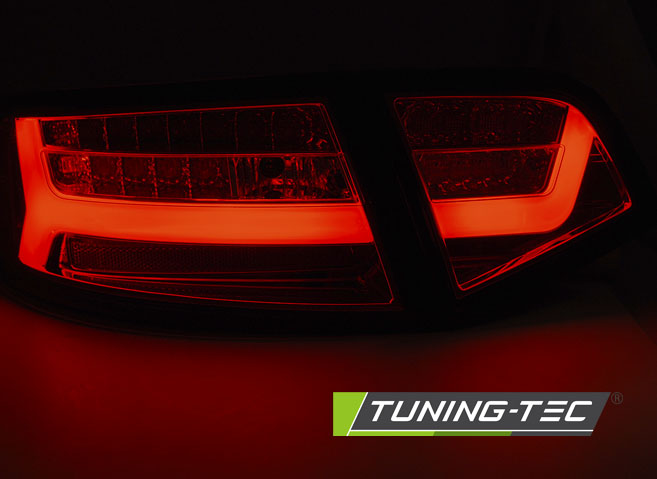 Tuning-Tec LED Lightbar Rückleuchten für Audi A6 4F (C6) Facelift 08-11 Limousine rot/rauch