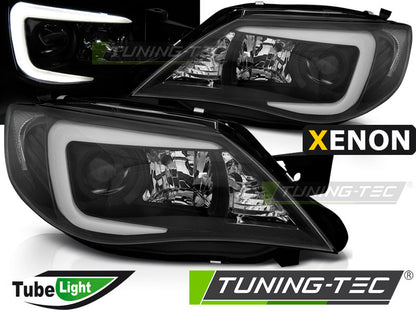 Tuning-Tec Xenon LED Tagfahrlicht Scheinwerfer für Subaru Impreza 3 (GH) 07-12 schwarz