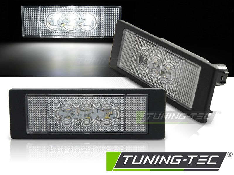 Tuning-Tec LED Kennzeichenbeleuchtung für BMW 1er F20 / F21 / E81 / E87 / 6er E63 / E64 / Z4 / MINI kaltweiß