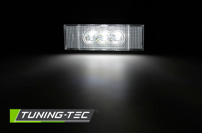 Tuning-Tec LED Kennzeichenbeleuchtung für BMW 1er F20 / F21 / E81 / E87 / 6er E63 / E64 / Z4 / MINI kaltweiß