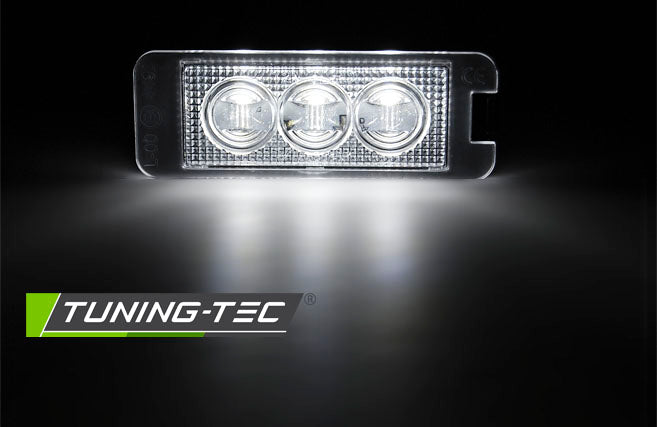 Tuning-Tec LED Kennzeichenbeleuchtung für VW Golf V, VI, VII / VW Passat B6 / VW Passat CC / VW Eos / VW Phaeton / Polo 6R...