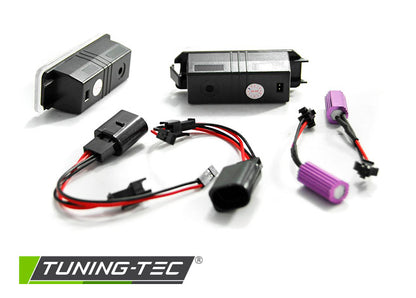 Tuning-Tec LED Kennzeichenbeleuchtung für VW Golf V, VI, VII / VW Passat B6 / VW Passat CC / VW Eos / VW Phaeton / Polo 6R...