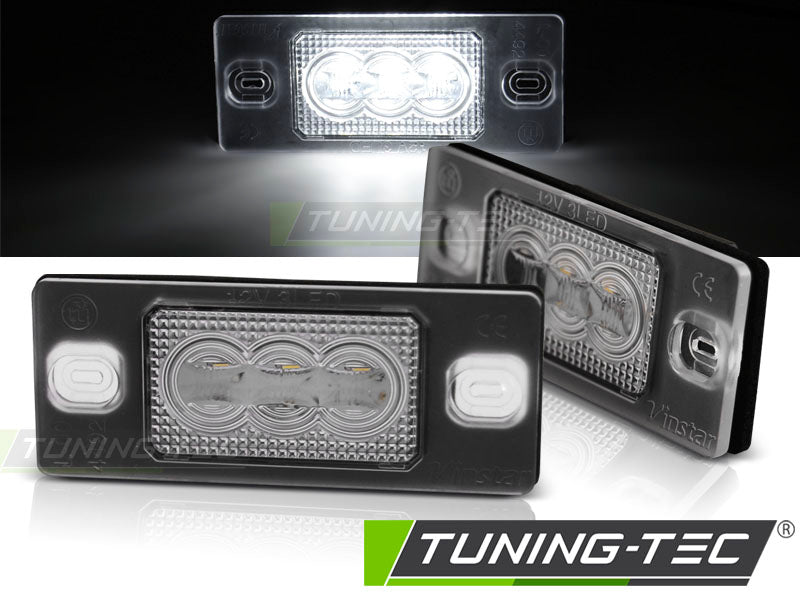 Tuning-Tec LED Kennzeichenbeleuchtung für VW Touareg / Tiguan / Golf V Variant / Porsche Cayenne 02-10 kaltweiß