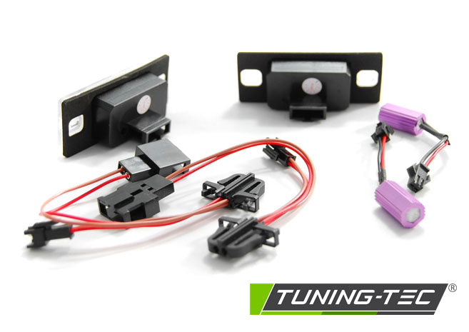 Tuning-Tec LED Kennzeichenbeleuchtung für VW Touareg / Tiguan / Golf V Variant / Porsche Cayenne 02-10 kaltweiß