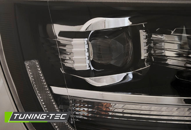 Tuning-Tec LED Tagfahrlicht Scheinwerfer für VW T6 15-19 schwarz