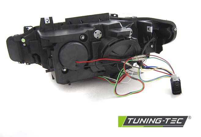Tuning-Tec LED Tagfahrlicht Angel Eyes Scheinwerfer für BMW 3er F30/F31 11-15 schwarz