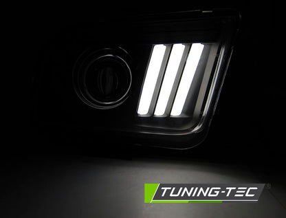 Tuning-Tec LED Tagfahrlicht Scheinwerfer für Ford Mustang IV 04-09 schwarz