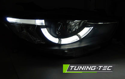Tuning-Tec Xenon LED Tagfahrlicht Scheinwerfer für Mazda CX5 11-15 schwarz