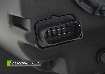 Tuning-Tec LED Tagfahrlicht Scheinwerfer für VW T6 15-19 schwarz mit LED Blinker
