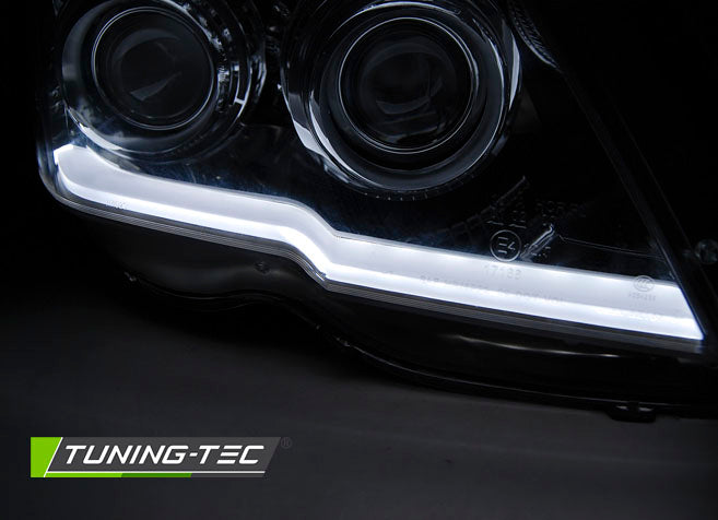 Tuning-Tec LED Tagfahrlicht Scheinwerfer für Mercedes Benz GLK X204 08-12 chrom