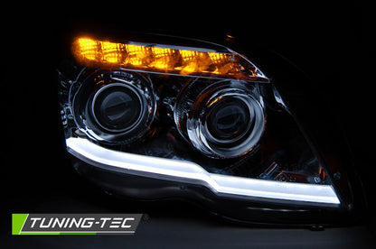 Tuning-Tec LED Tagfahrlicht Scheinwerfer für Mercedes Benz GLK X204 08-12 chrom
