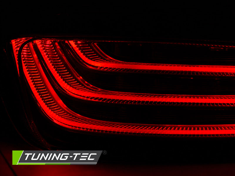 Tuning-Tec LED Lightbar Rückleuchten für BMW 5er F10 10-13 schwarz/chrom LCI Optik