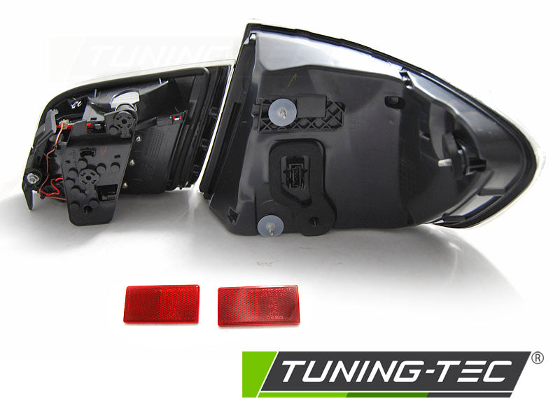Tuning-Tec LED Lightbar Rückleuchten für BMW 5er F10 10-13 schwarz/chrom LCI Optik