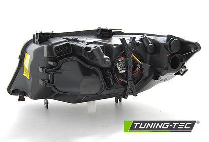 Tuning-Tec LED Angel Eyes Scheinwerfer für BMW 3er E90/E91 05-08 schwarz mit LED Blinker