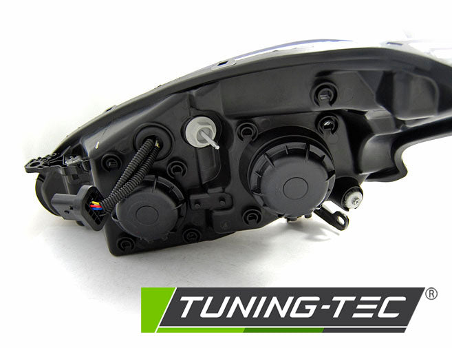 Tuning-Tec LED Tagfahrlicht Scheinwerfer für Peugeot 208 12-15 chrom mit LED Blinker