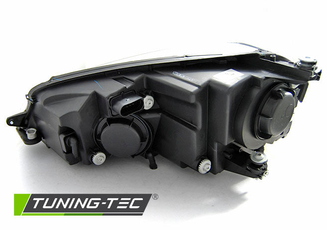 Tuning-Tec LED Tagfahrlicht Scheinwerfer für VW Golf 7 12-17 schwarz / rot mit dynamischem LED Blinker