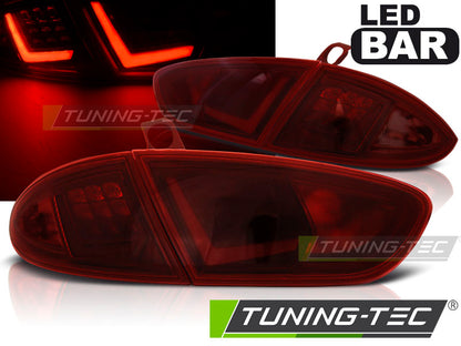 Tuning-Tec LED Lightbar Rückleuchten für Seat Leon 1P Facelift 09-12 rot/rauch