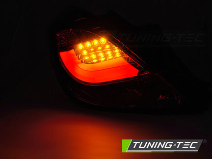 Tuning-Tec LED Lightbar Rückleuchten für Opel Corsa D (3-Türer) 06-14 schwarz