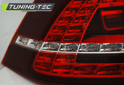 Tuning-Tec LED Rückleuchten für VW Golf 7 (VII) 13-17 rot/klar mit dynamischem Blinker