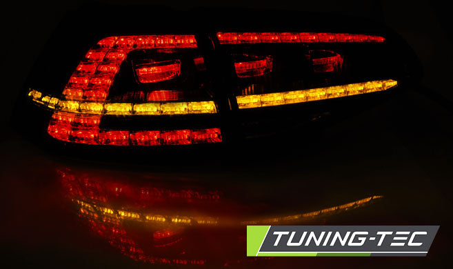 Tuning-Tec LED Rückleuchten für VW Golf 7 (VII) 13-17 rot/klar mit dynamischem Blinker