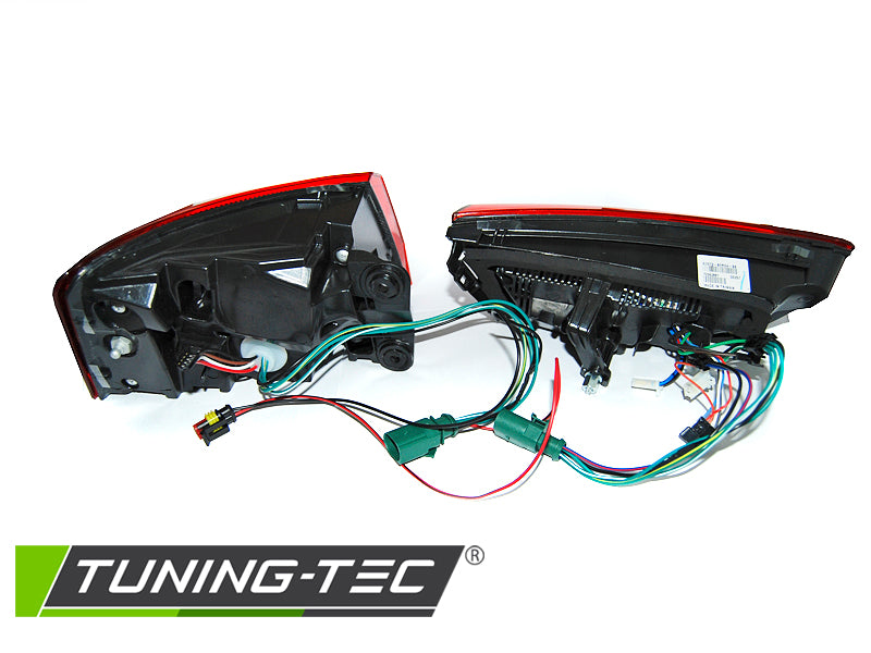 Tuning-Tec LED Lightbar Rückleuchten für Audi A6 4G (C7) Limousine 11-14 rot/klar mit dynamischem Blinker