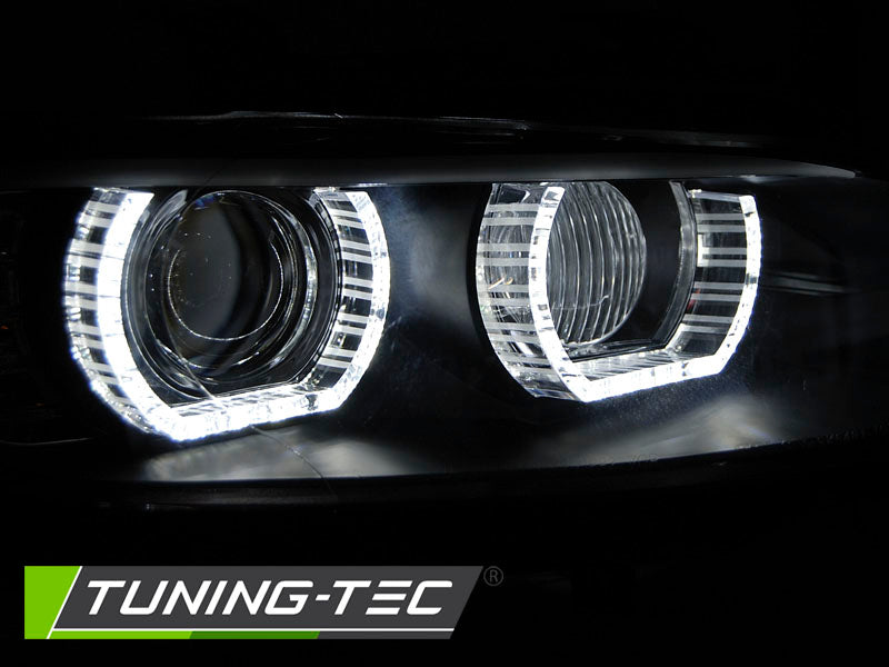 Tuning-Tec 3D Xenon LED Tagfahrlicht Angel Eyes für Scheinwerfer BMW 3er Coupe/Cabrio E92/E93 06-10 schwarz