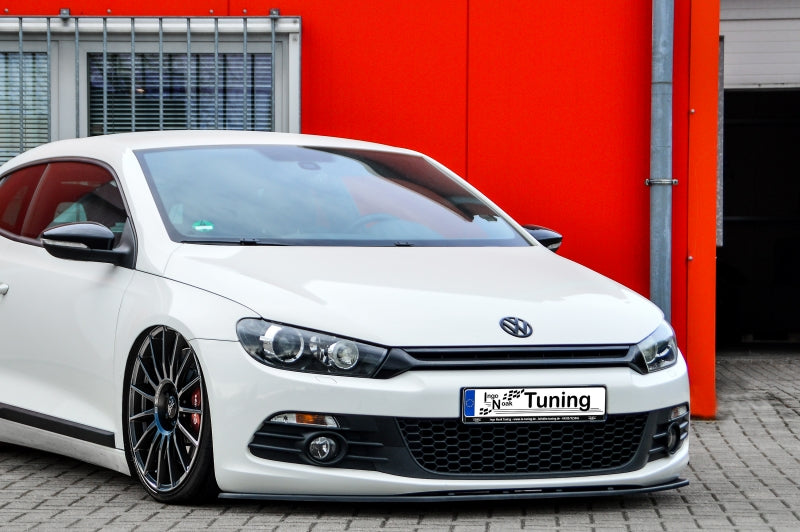 CUP Frontspoilerlippe ABS Volkswagen Scirocco 3 Typ 13 Schwarz Matt