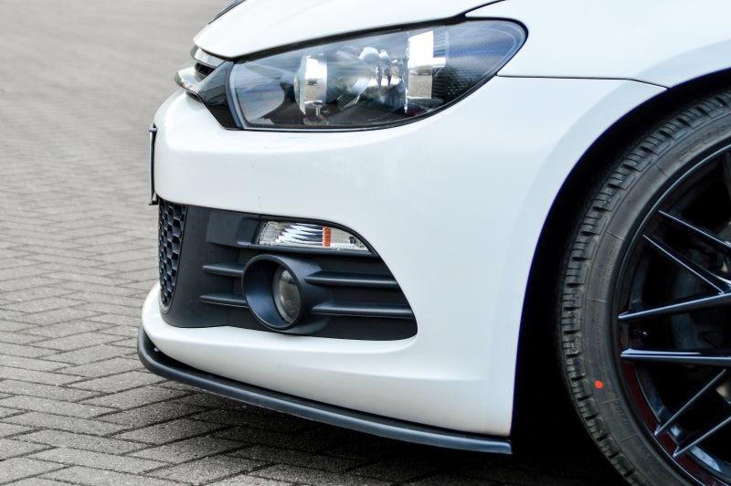 CUP Frontspoilerlippe ABS Volkswagen Scirocco 3 Typ 13 Schwarz Matt