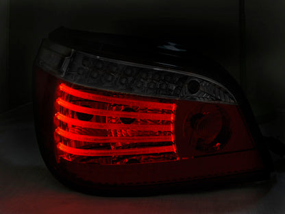 Tuning-Tec LED Rückleuchten für BMW 5er E60 LCI Limousine 07-10 rot/klar mit dynamischem Blinker