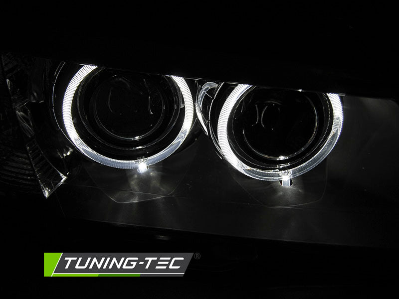 Tuning-Tec LED Tagfahrlicht Angel Eyes Scheinwerfer für BMW X3 F25 10-14 schwarz