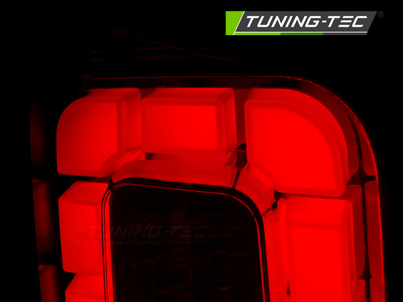 Tuning-Tec Voll LED Lightbar Rückleuchten für VW T6 15-19 rot/rauch