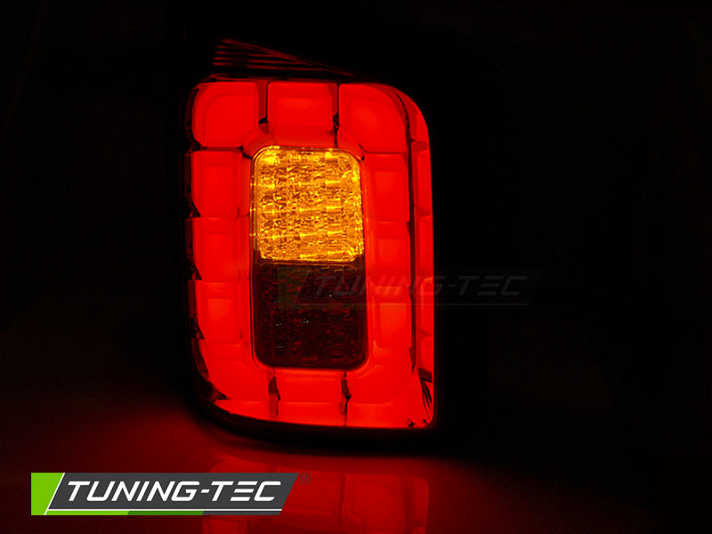 Tuning-Tec Voll LED Lightbar Rückleuchten für VW T6 15-19 rot/rauch