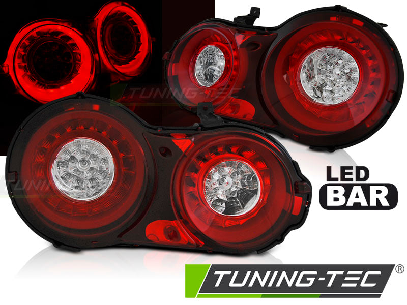 Tuning-Tec LED Lightbar Rückleuchten für Nissan GT-R 03-13 rot/klar mit LED Blinker