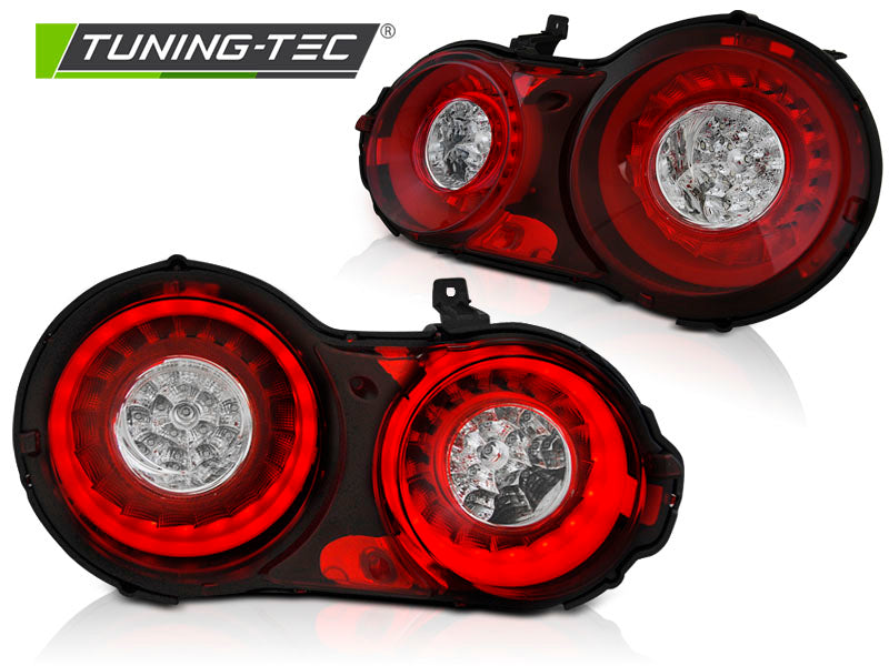 Tuning-Tec LED Lightbar Rückleuchten für Nissan GT-R 03-13 rot/klar mit LED Blinker