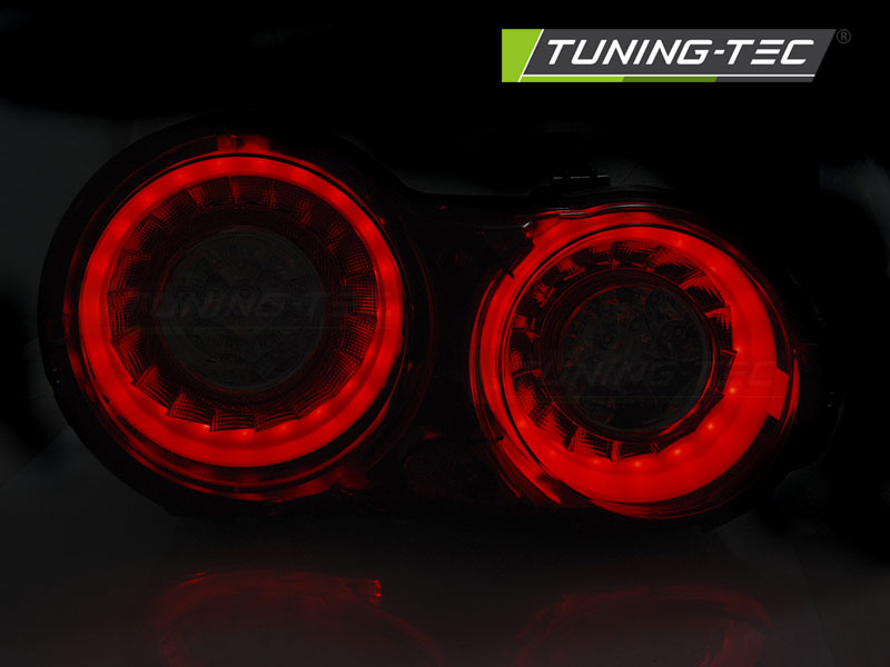 Tuning-Tec LED Lightbar Rückleuchten für Nissan GT-R 03-13 rot/klar mit LED Blinker