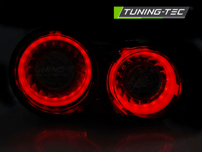 Tuning-Tec LED Lightbar Rückleuchten für Nissan GT-R 03-13 rot/klar mit LED Blinker