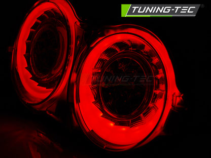 Tuning-Tec LED Lightbar Rückleuchten für Nissan GT-R 03-13 rot/klar mit LED Blinker