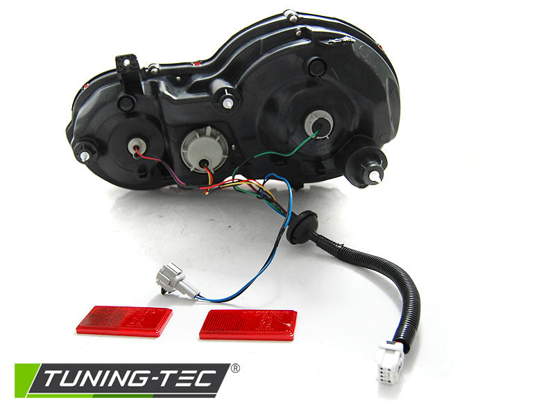 Tuning-Tec LED Lightbar Rückleuchten für Nissan GT-R 03-13 rot/klar mit LED Blinker