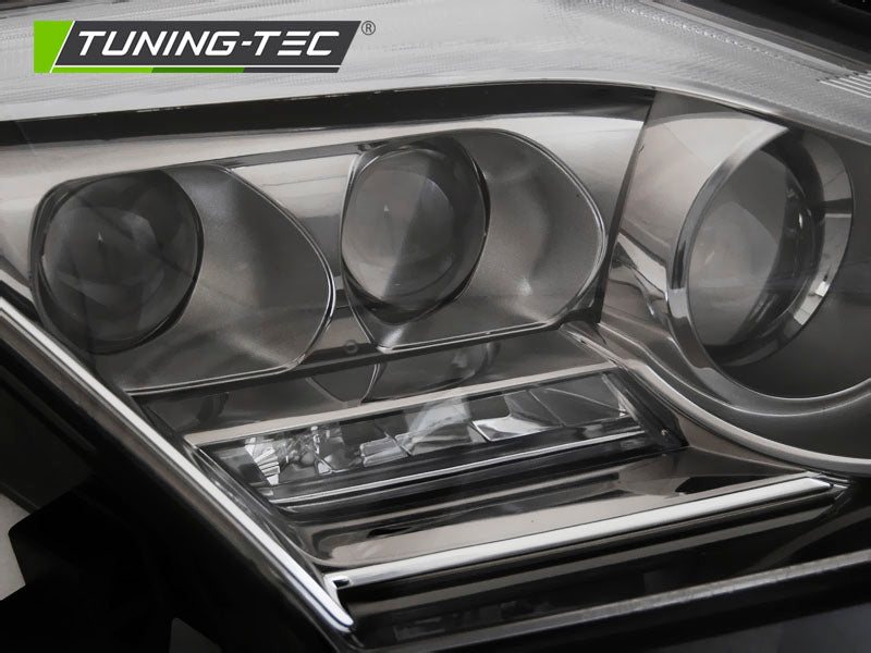 Tuning-Tec Voll LED Tagfahrlicht Scheinwerfer für Nissan GTR 08-13 chrom