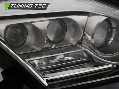 Tuning-Tec Voll LED Tagfahrlicht Scheinwerfer für Nissan GTR 08-13 chrom