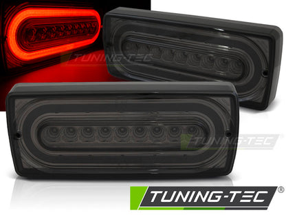 Tuning-Tec LED Rückleuchten für Mercedes Benz G-Klasse W463 90-12 schwarz/rauch mit dyn. Blinker