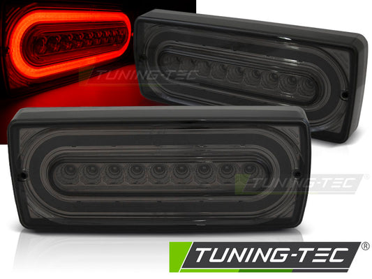 Tuning-Tec LED Rückleuchten für Mercedes Benz G-Klasse W463 90-12 schwarz/rauch mit dyn. Blinker