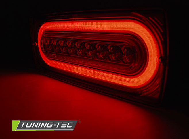 Tuning-Tec LED Rückleuchten für Mercedes Benz G-Klasse W463 90-12 schwarz/rauch mit dyn. Blinker