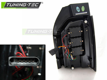 Tuning-Tec Voll LED Lightbar Rückleuchten für VW T6 15-19 chrom/rauch mit dynamischem Blinker