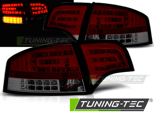 Tuning-Tec LED Rückleuchten für Audi A4 B7 (8E) Limousine 04-08 rot/rauch