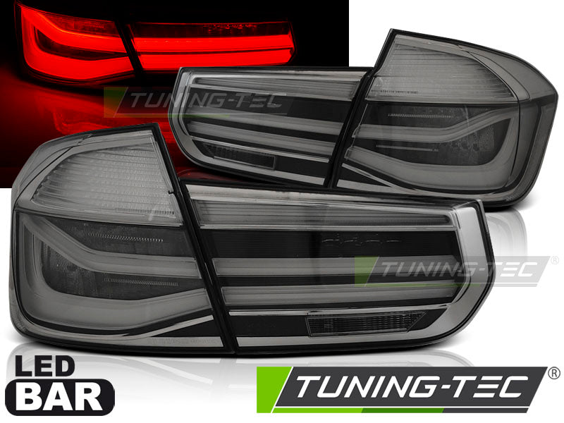 Tuning-Tec LED Lightbar Rückleuchten für BMW 3er F30 Limousine 11-15 rauch