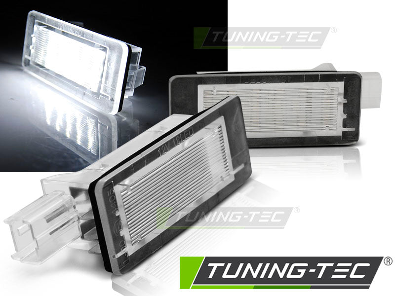 Tuning-Tec LED Kennzeichenbeleuchtung für Renault Espace MK40/ Sceniec MK2 / Laguna II / Dacia Duster DR/SR /Lodgy / Logan...