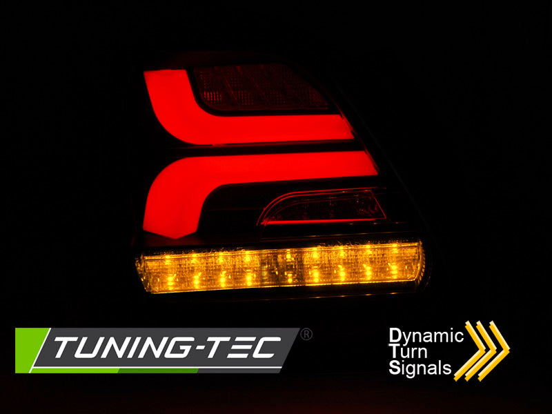 Tuning-Tec Voll LED Lightbar Rückleuchten für Suzuki Swift VI (6) 17+ schwarz mit dynamischem Blinker